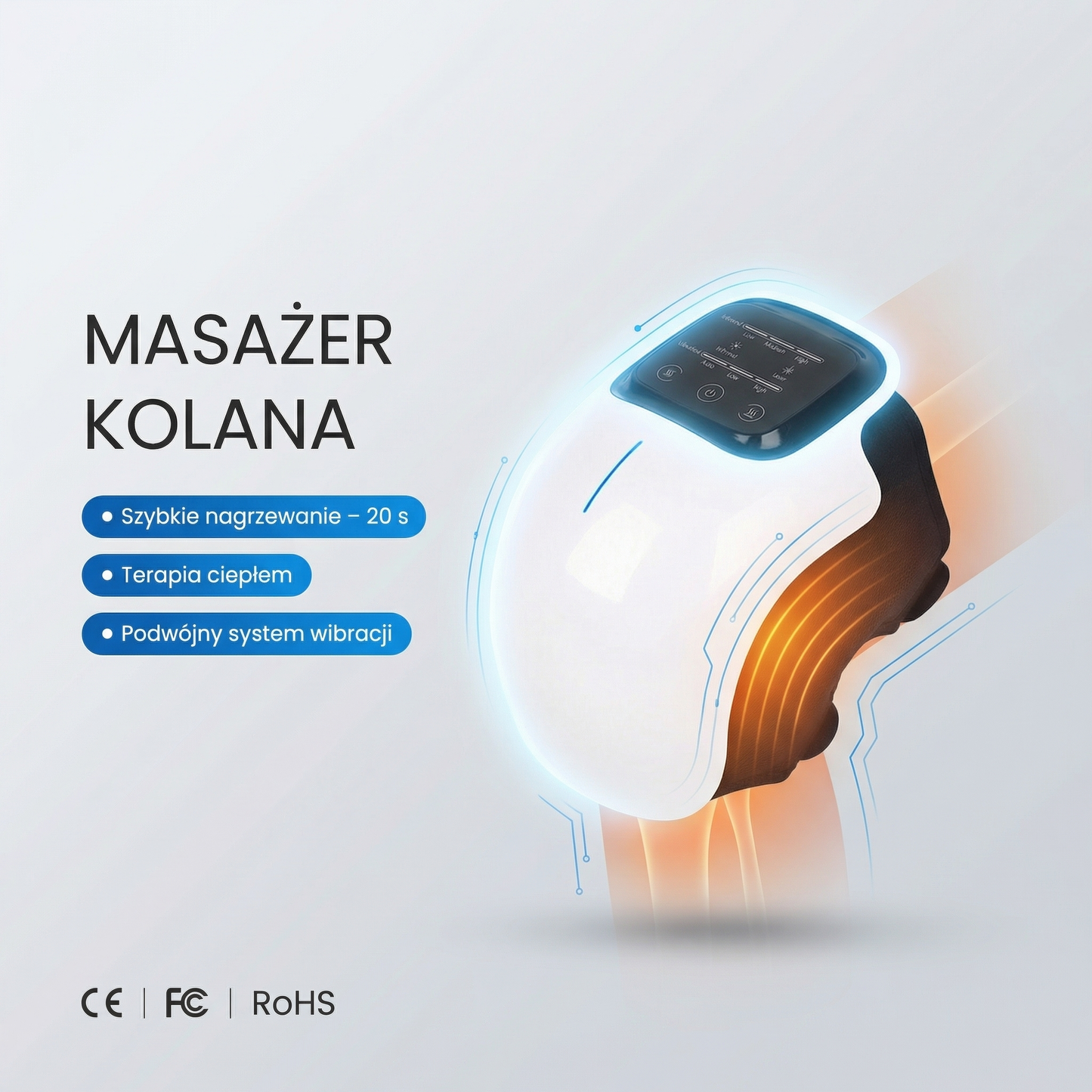 KneeRelief Pro – masażer kolan