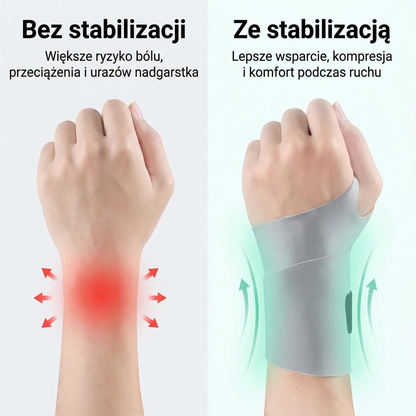 MoveCare - Opaska kompresyjna na nadgarstek