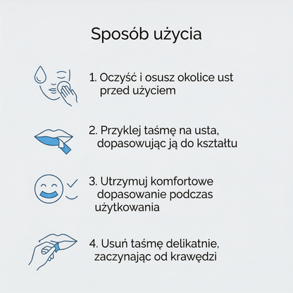 LipLock – taśmy na usta do snu